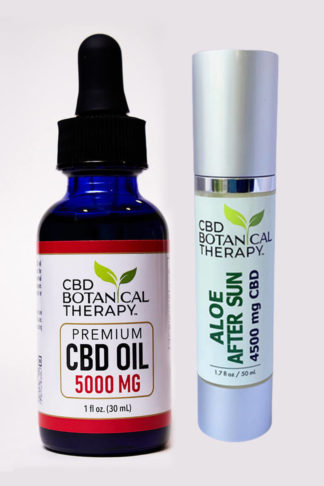 5000 mg tincture & Aloe After Sun Bundle